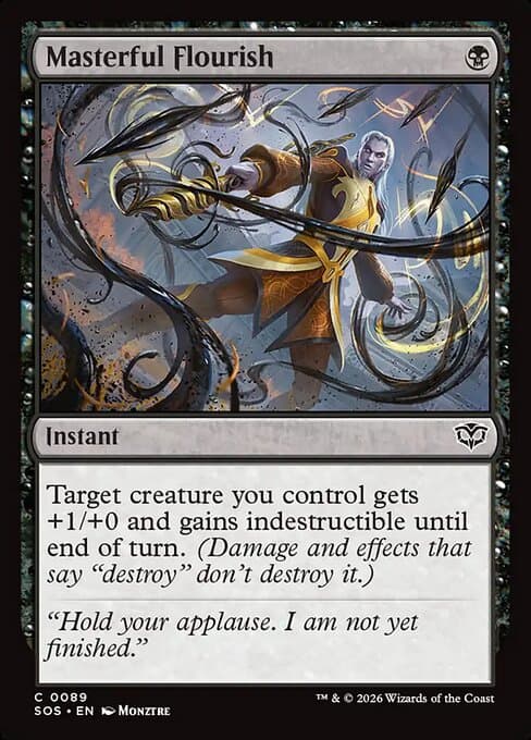 Masterful Flourish 2026 Magic: The Gathering Secrets of Strixhaven