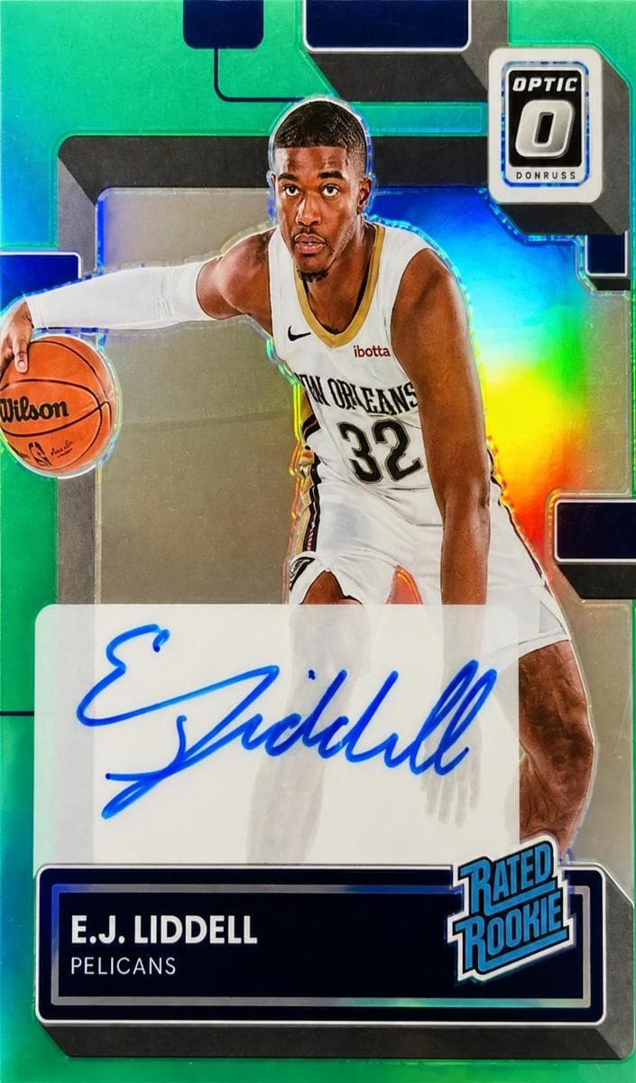 E.J. Liddell trading card