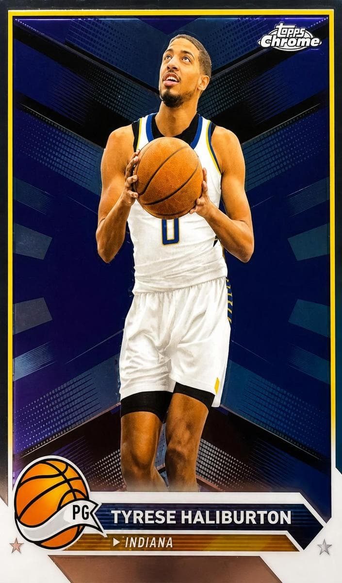 Tyrese Haliburton 2023 topps Topps Chrome