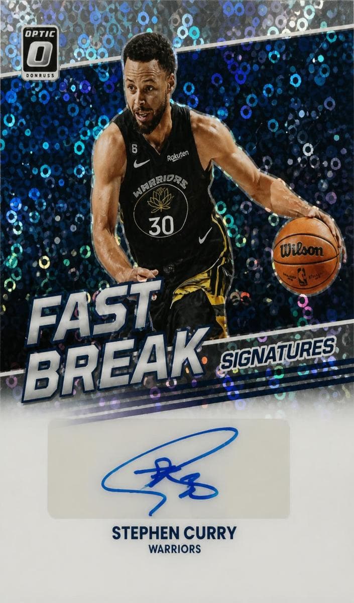 Stephen Curry 2022 panini Donruss Optic