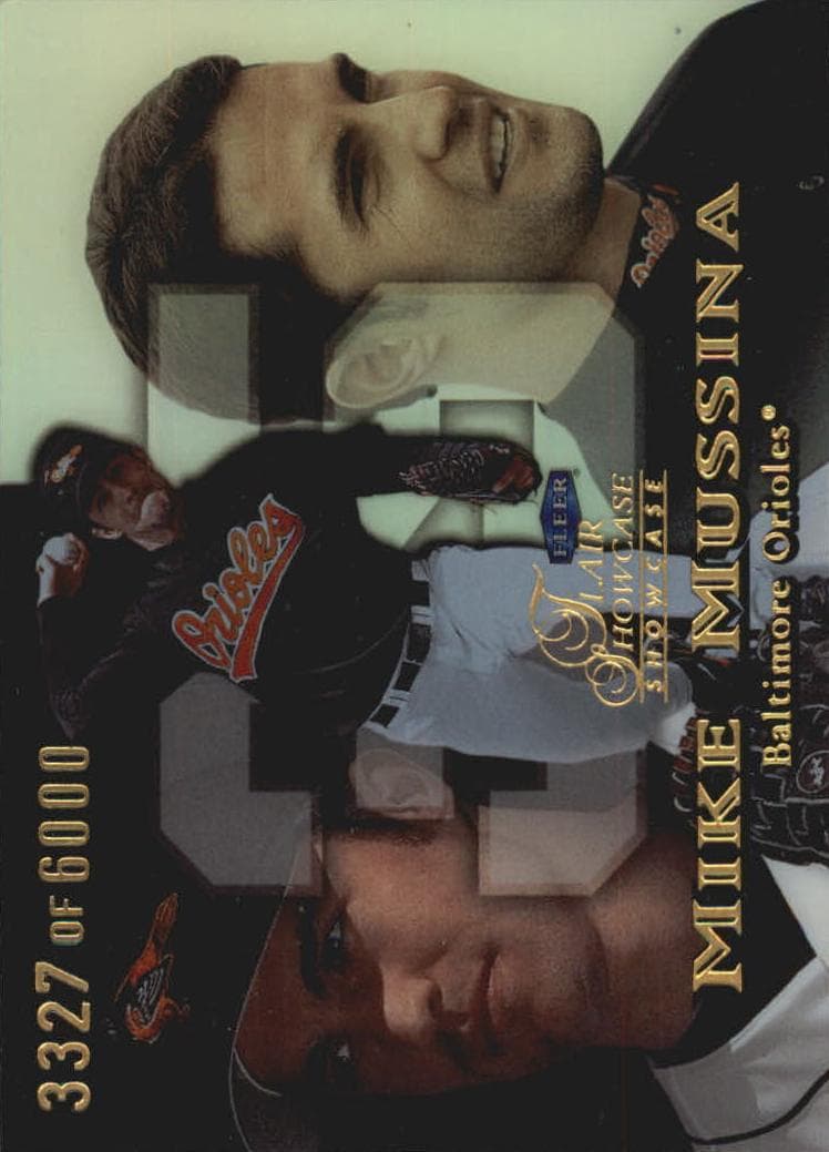 Mike Mussina 1999 unknown Flair Showcase