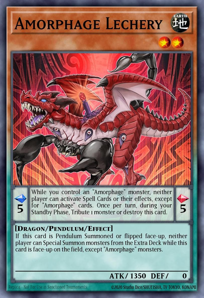 Amorphage Lechery 2016 Yu-Gi-Oh!