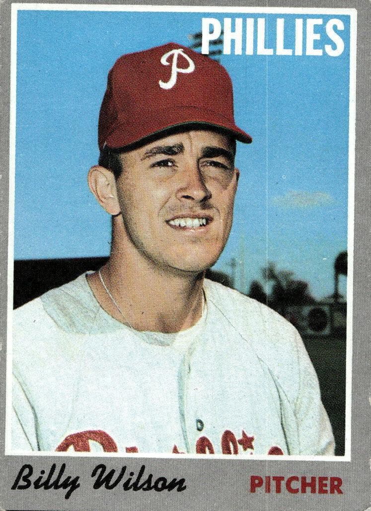 Billy Wilson 1970 topps Topps