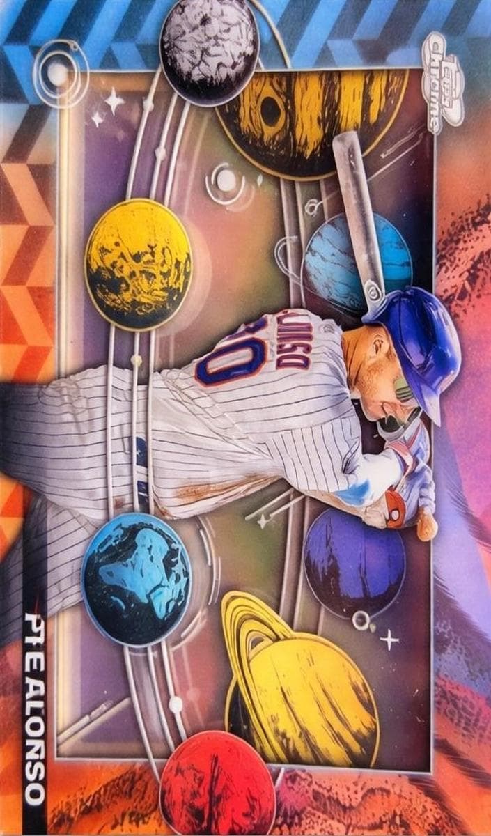 Pete Alonso 2025 topps Topps Cosmic Chrome
