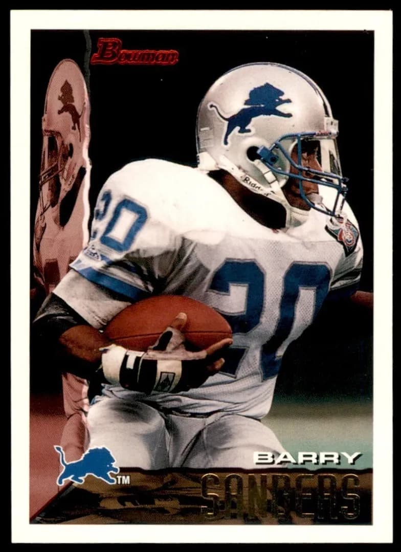 Barry Sanders 1995 bowman