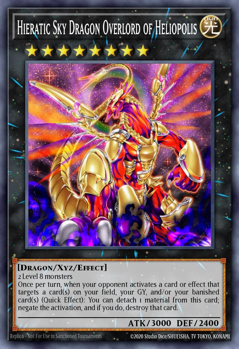 Hieratic Sky Dragon Overlord of Heliopolis #GFTP-EN004