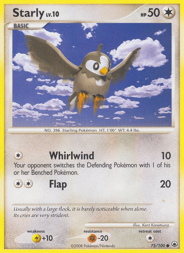 Starly 2008 Pokemon Majestic Dawn