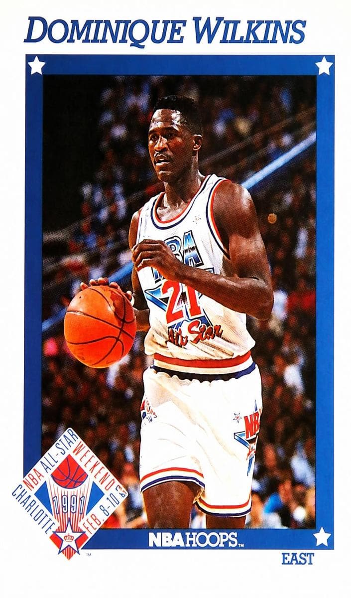 Dominique Wilkins 1991 panini Hoops