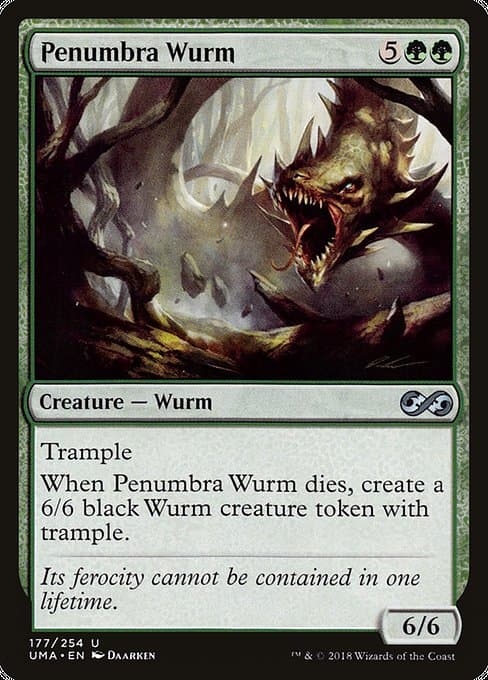 Penumbra Wurm 2014 Magic: The Gathering Vintage Masters