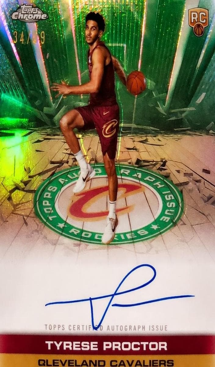 Tyrese Proctor 2025 topps Topps Chrome