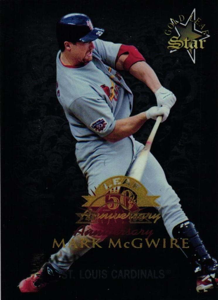 Mark McGwire 1998 leaf Leaf