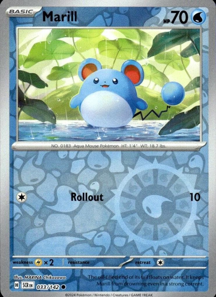 Marill trading card