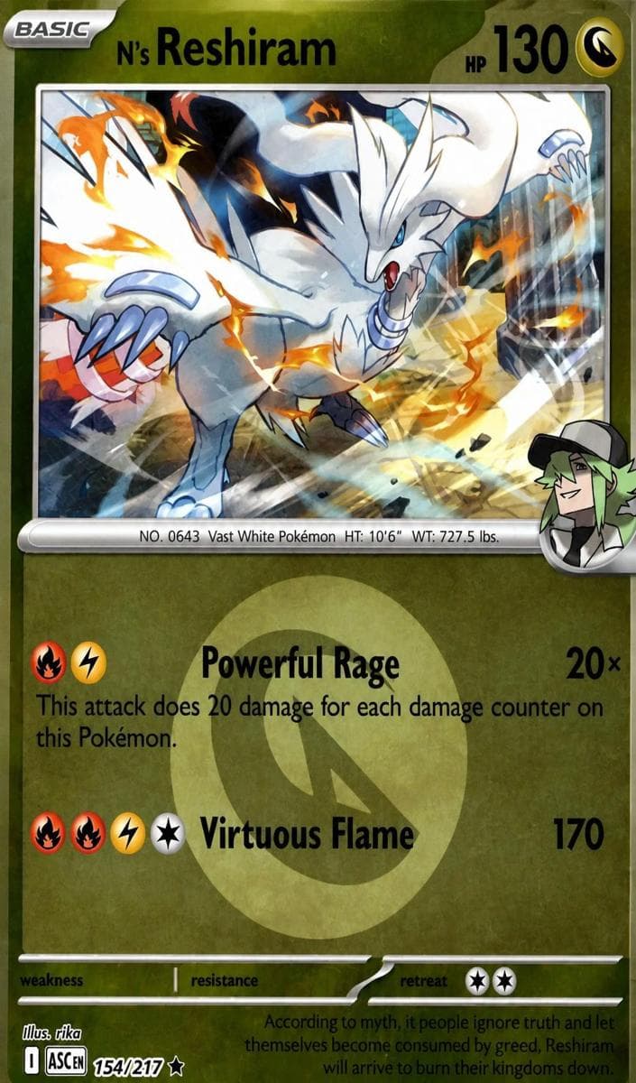 N's Reshiram #154