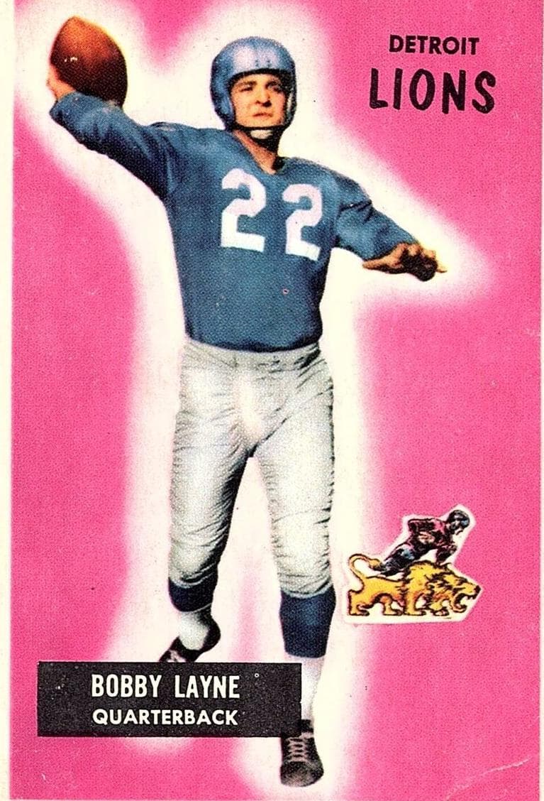 Bobby Layne 1955 bowman Bowman
