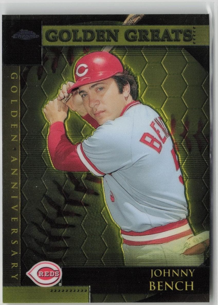 Johnny Bench 2001 topps Topps Chrome