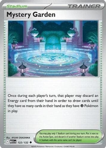 Mystery Garden trading card