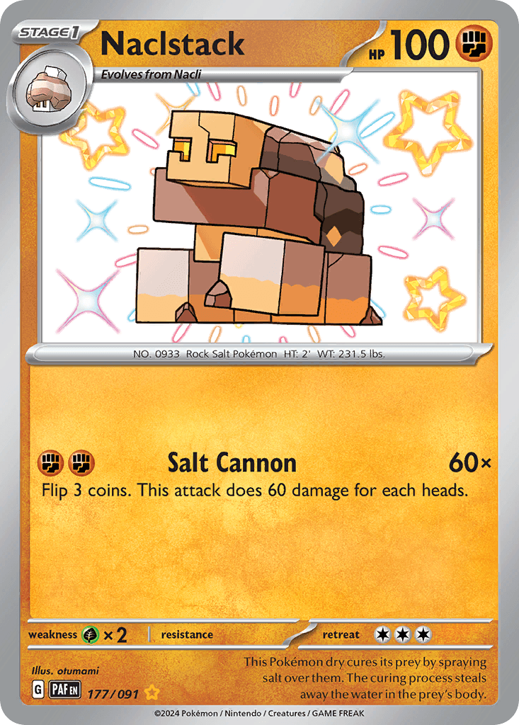 Naclstack 2025 Pokemon Korean Mega Brave