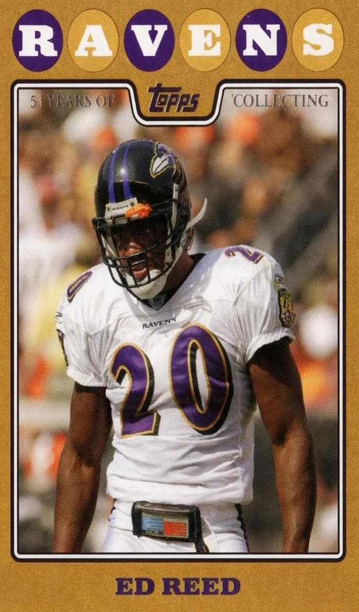 Ed Reed 2008 topps Topps