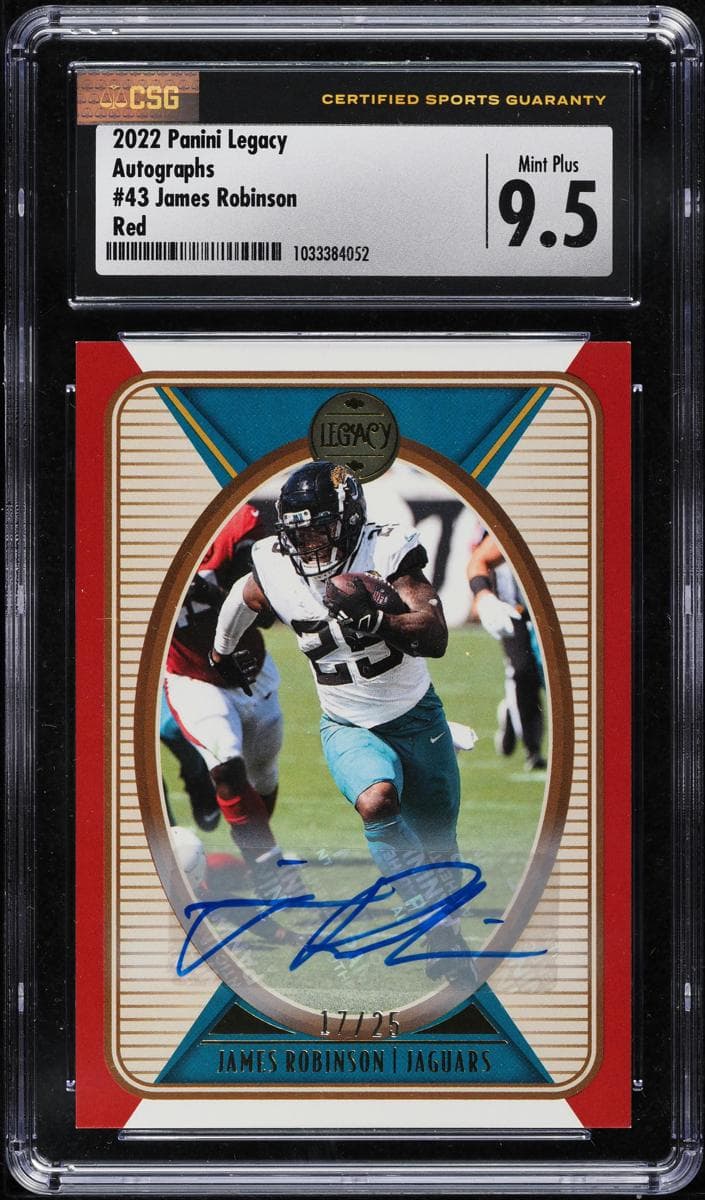James Robinson 2022 panini Panini Legacy