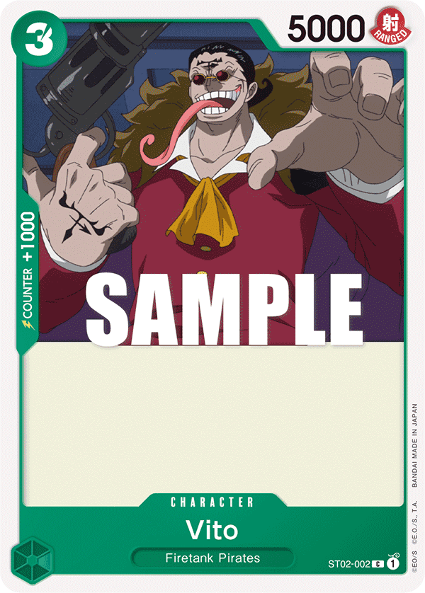 Vito 2022 One Piece Japanese Starter Deck 2: Worst Generation