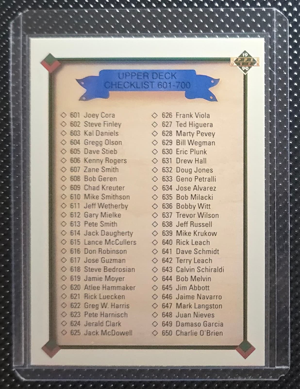 Baseball High Series 1990 Upper Deck 1990 Upper Deck