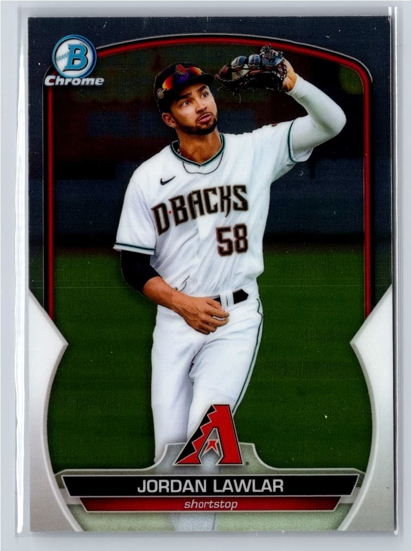 Jordan Lawlar Prospects 2023 Bowman Chrome 2023 Bowman Chrome