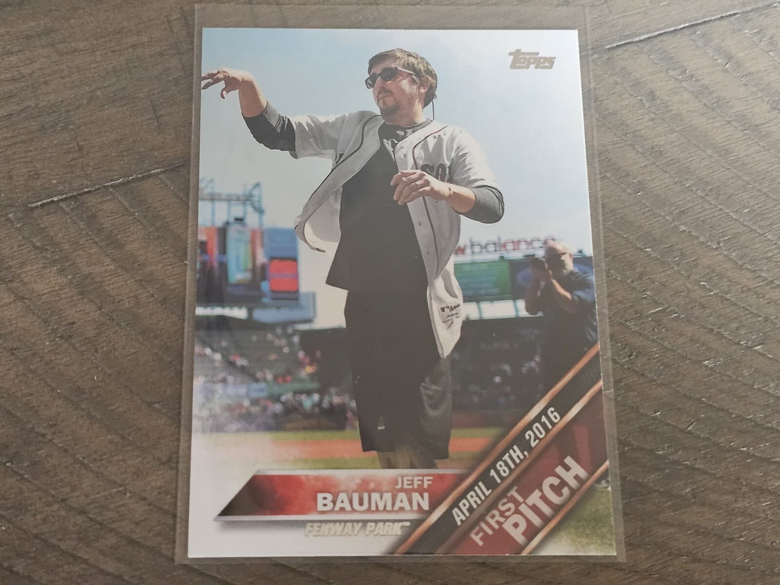 Jeff Bauman First 2016 Topps Update 2016 Topps Update