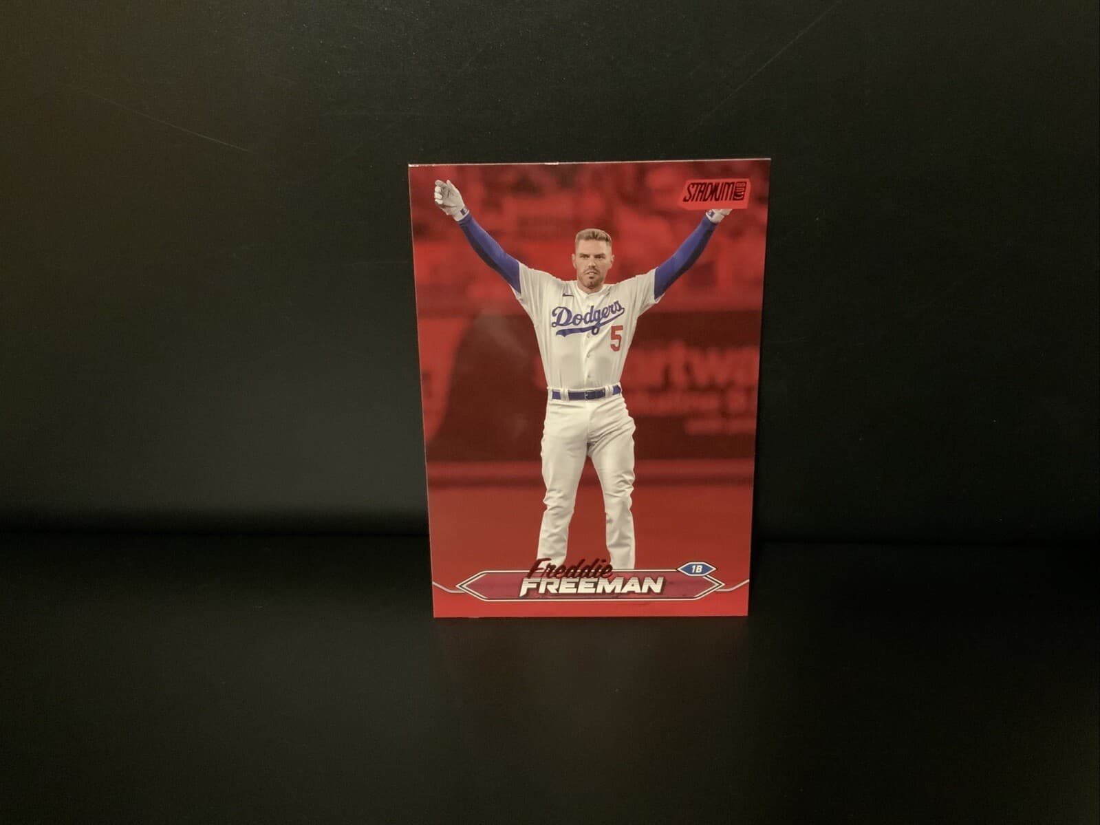 Freddie Freeman Red 2024 Topps Stadium Club