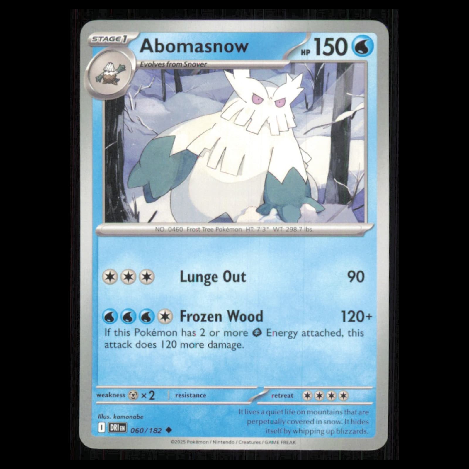 Abomasnow Scarlet 2025 Unknown 2025 Unknown