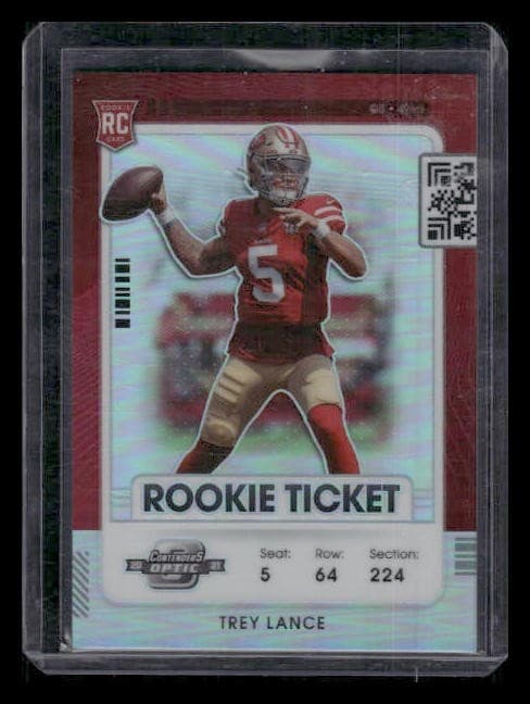 Optic Trey Lance 2021 Panini Contenders 2021 Panini Contenders silver