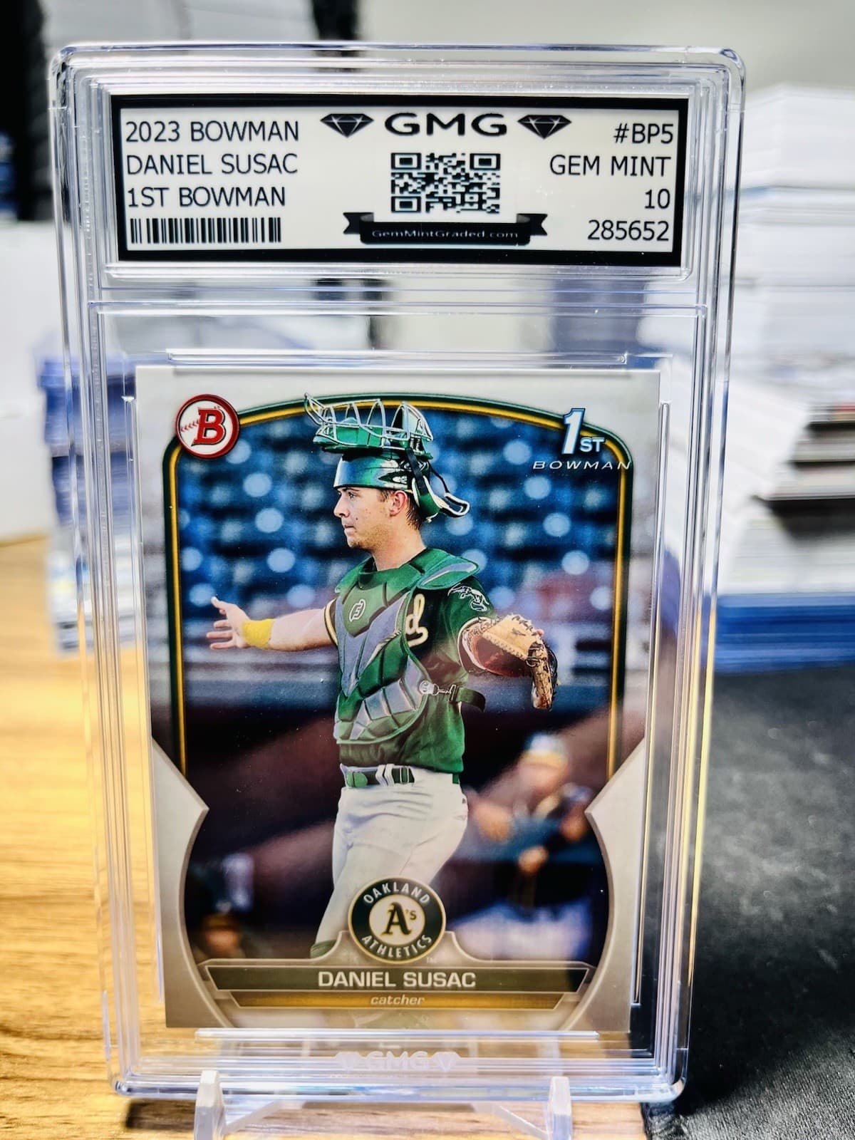 Daniel Susac trading card