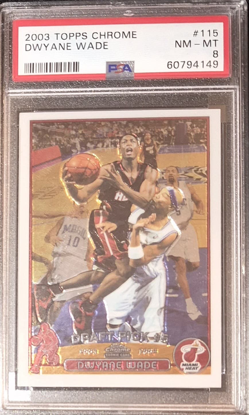 DWAYNE WADE -04 NM-MT 8 MIAMI 2003 Topps Chrome 2003 Topps Chrome