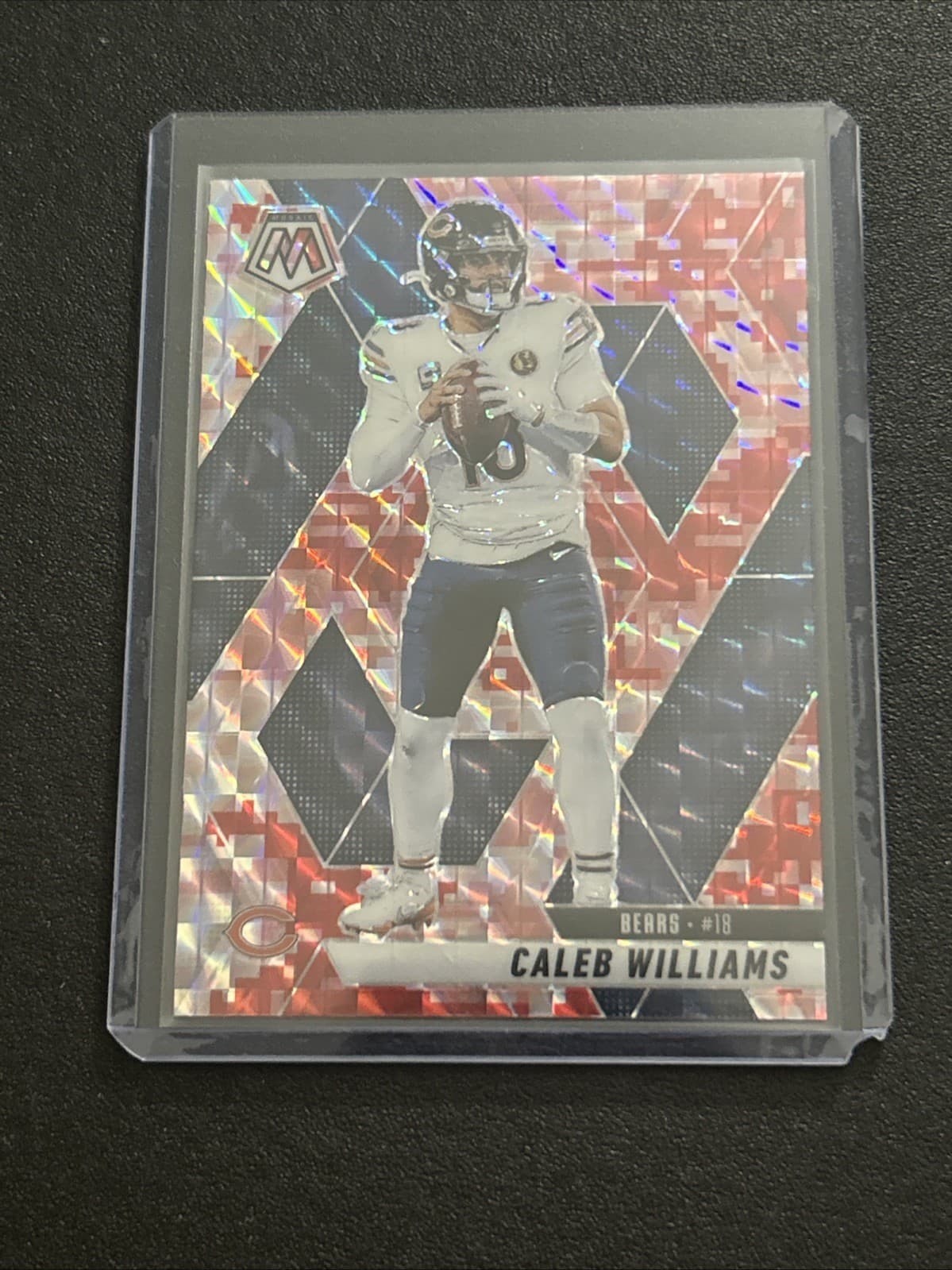 Caleb Williams Red 2025 Panini Mosaic 2025 Panini Mosaic