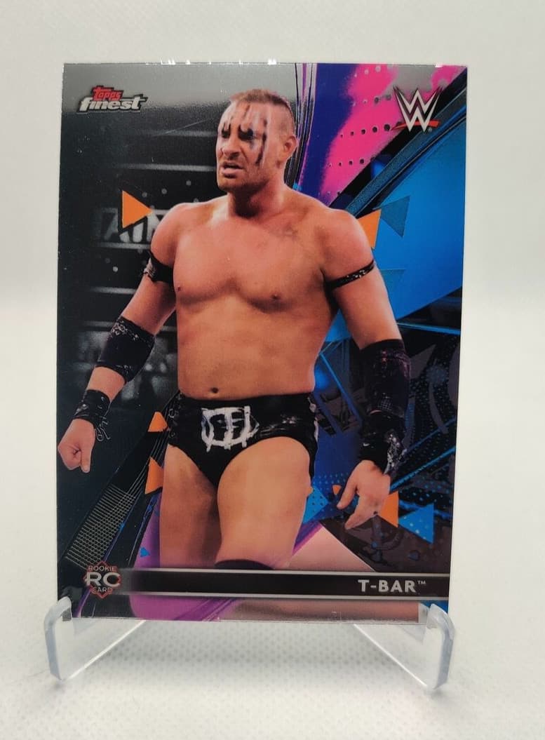 WWE T-BAR wrestling 2021 Topps Finest 2021 Topps Finest