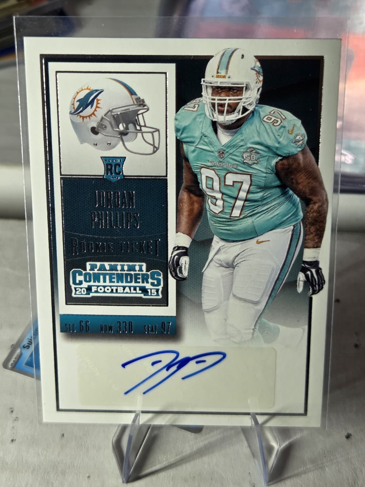 Ticket Jordan Phillips 2015 Panini Contenders 2015 Panini Contenders