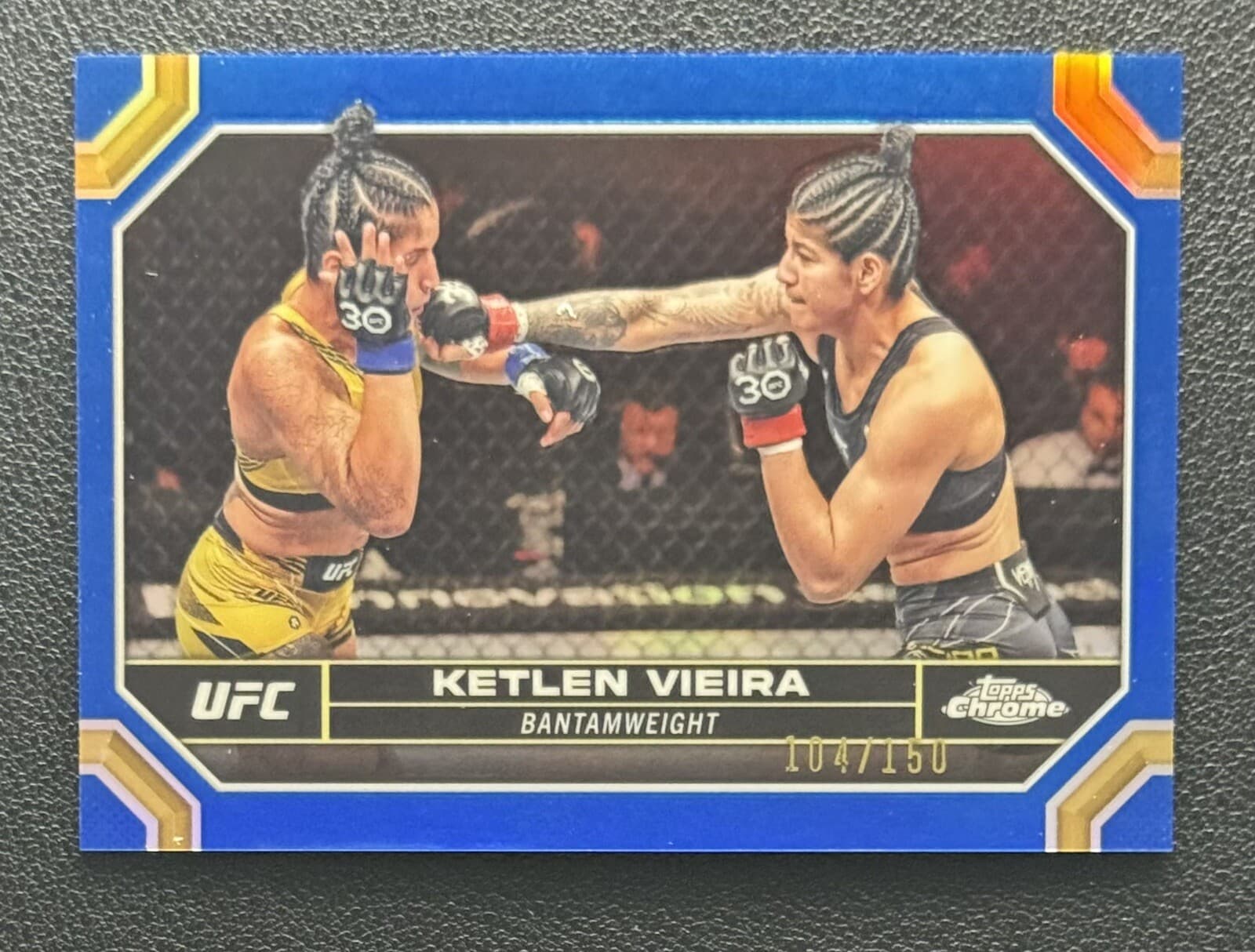 Ketlen Vieira 2024 topps Chrome Ufc Red Refractor