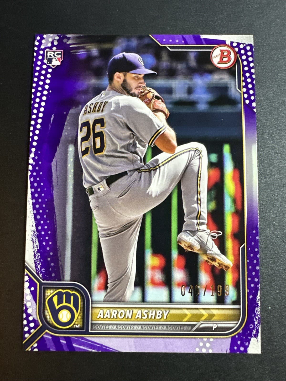 Baseball Aaron Ashby 2022 Bowman