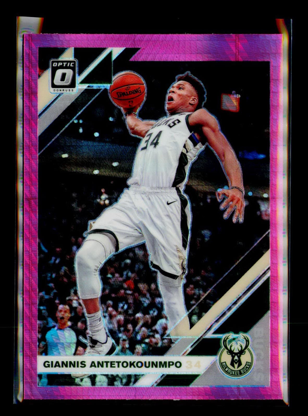 Giannis Antetokounmpo Hyper 2019 Donruss Optic 2019 Donruss Optic