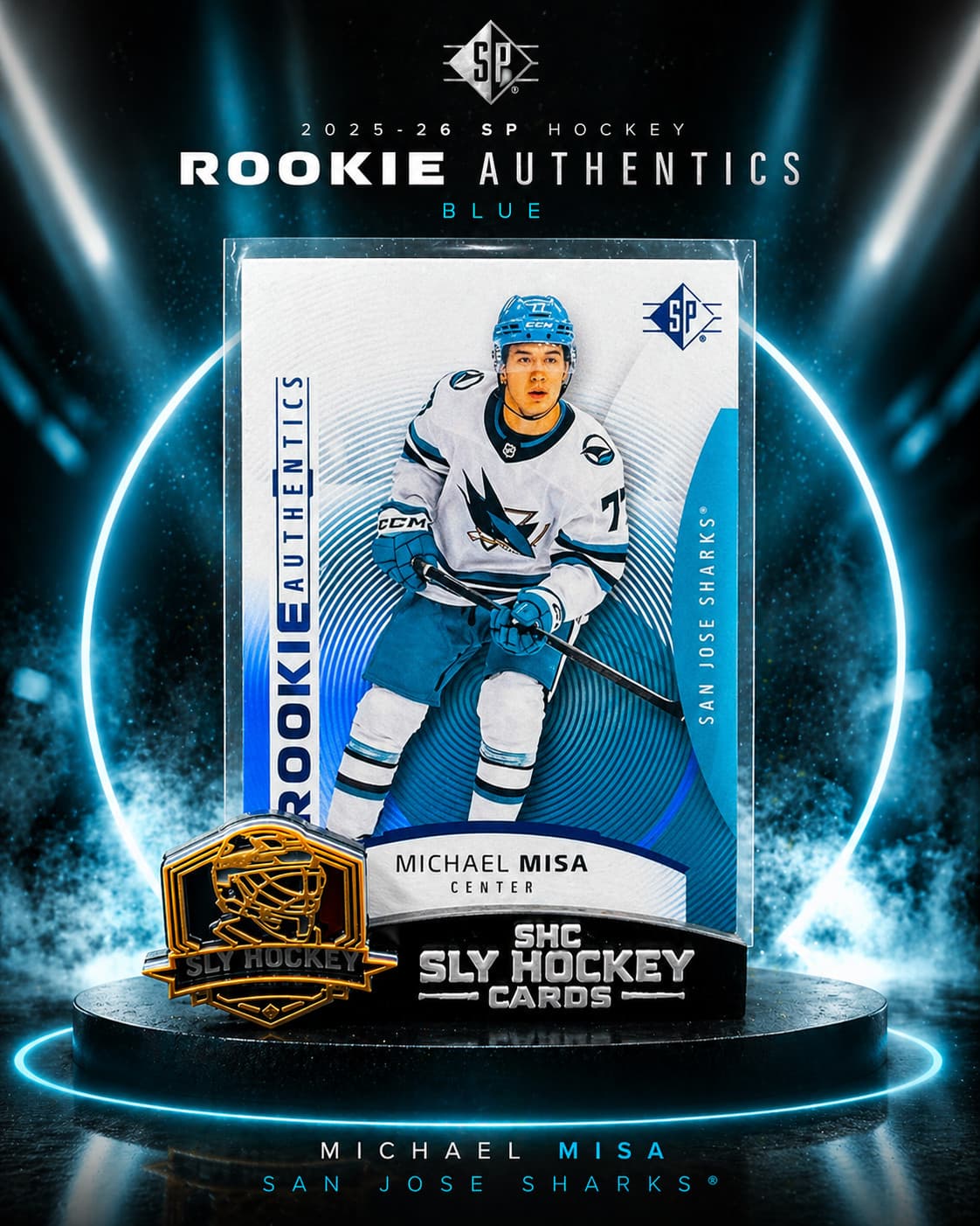 Michael Misa trading card