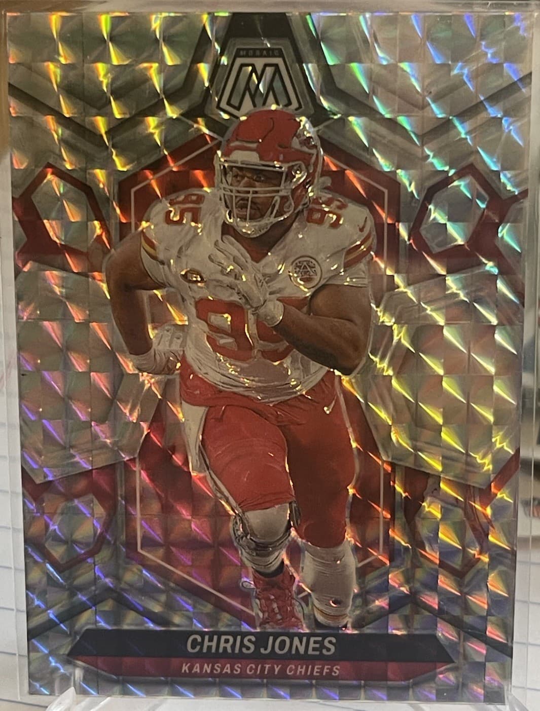 Football - CHRIS JONES - SILVE 2024 Panini Mosaic 2024 Panini Mosaic