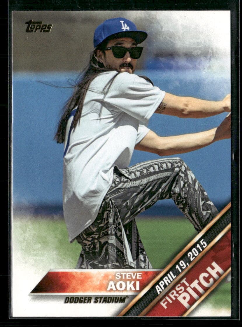 Steve Aoki First 2016 Topps
