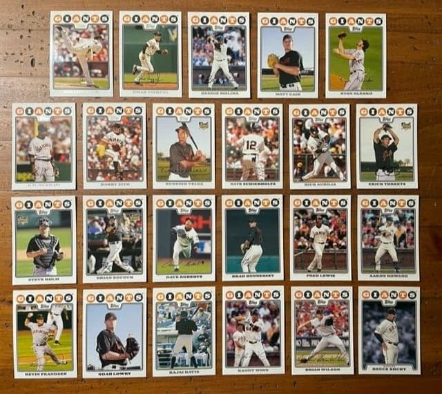 San Francisco Giants 2008 Topps 2008 Topps