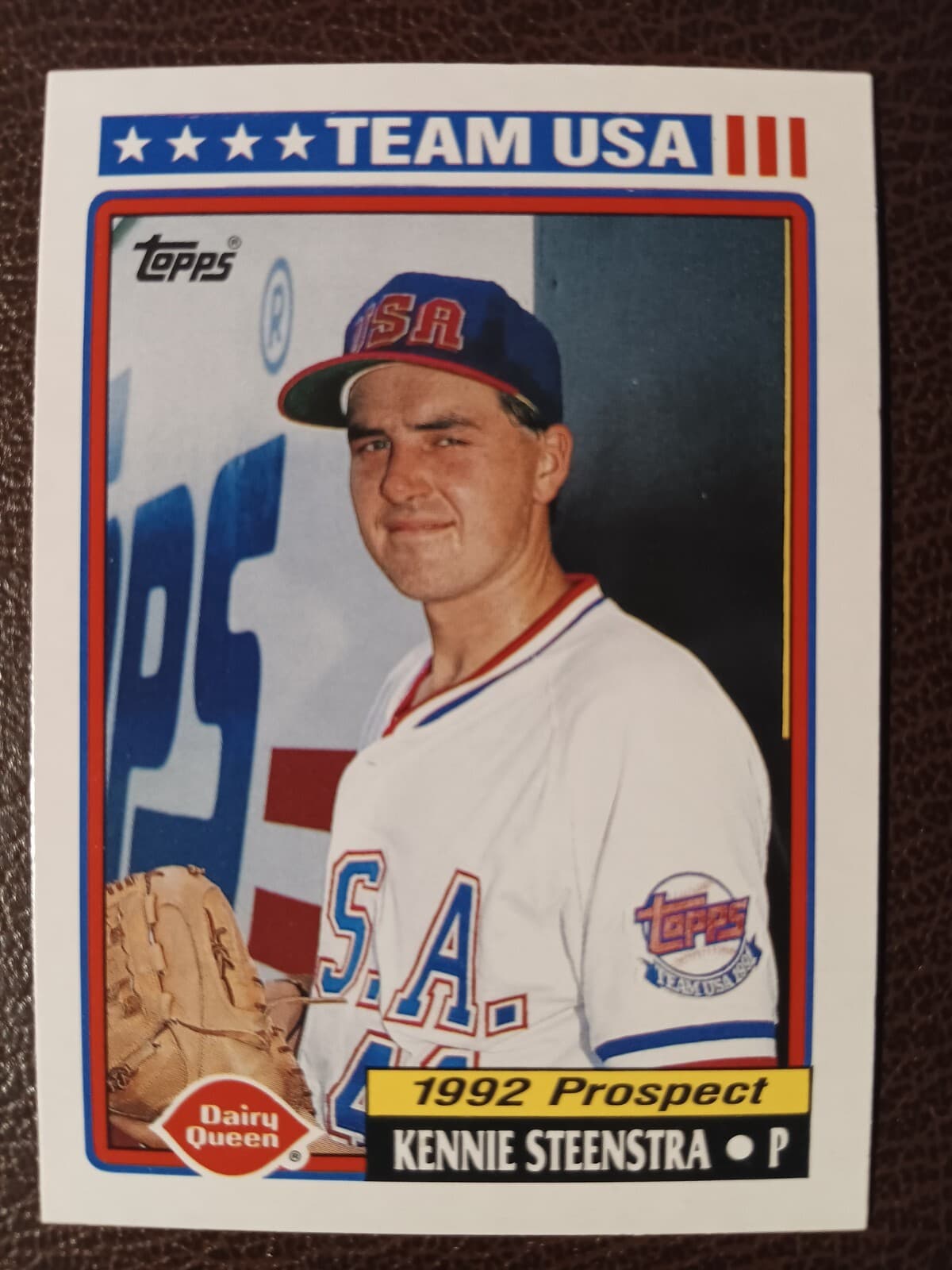 Kenny Steenstra 1992 Topps 1992 Topps