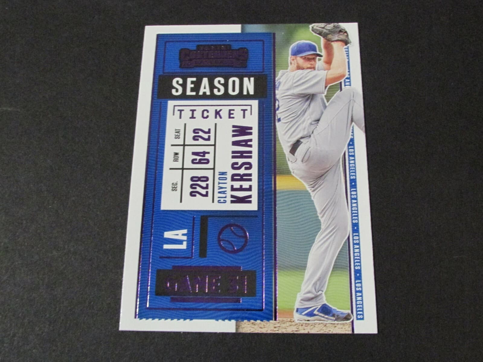 Baseball Season Ticket 2020 Panini Contenders