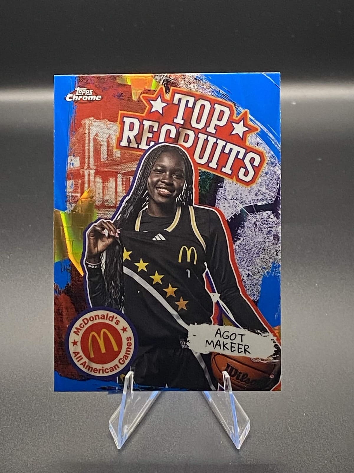All American Agot 2025 Topps Chrome 2025 Topps Chrome blue