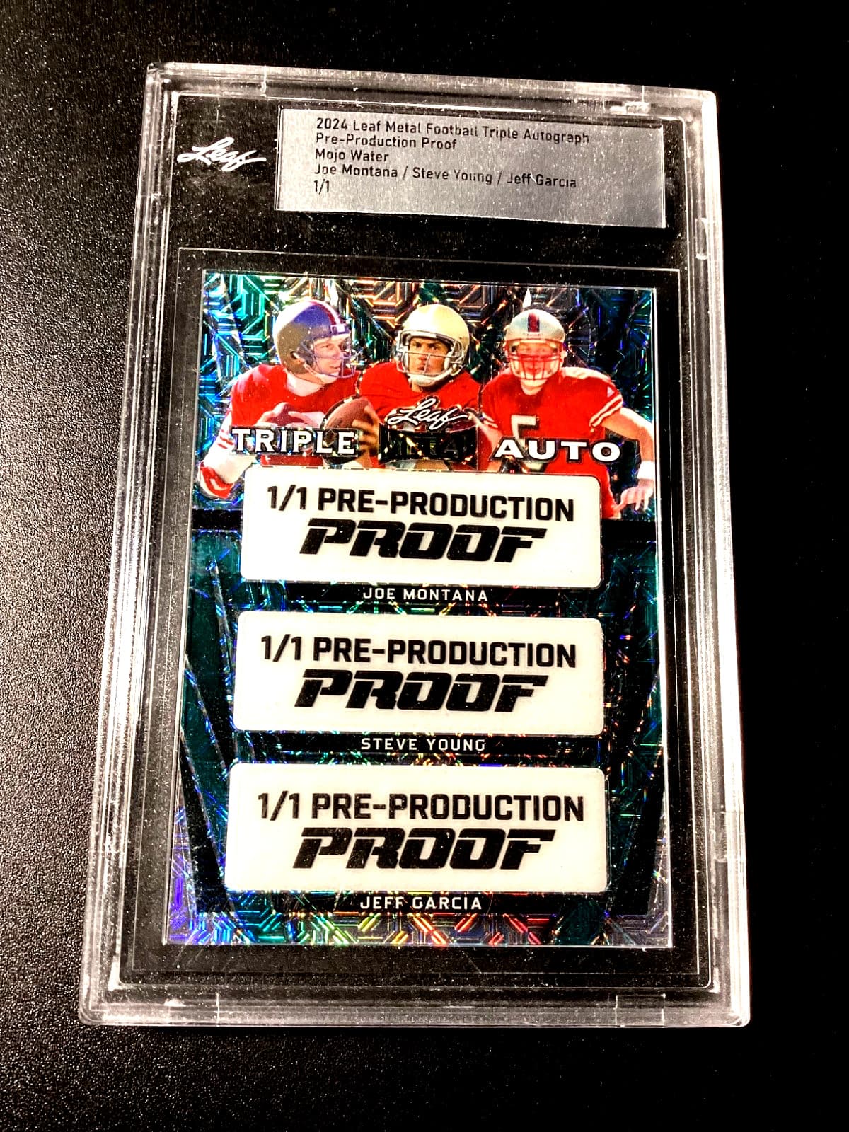 Joe Montana 2024 Leaf 2024 Leaf