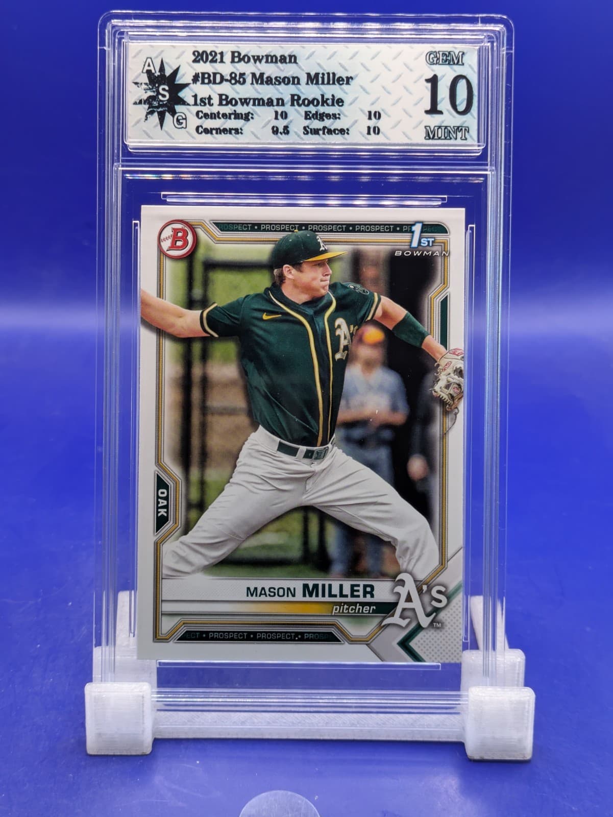 Mason Miller 2021 bowman Bowman Draft