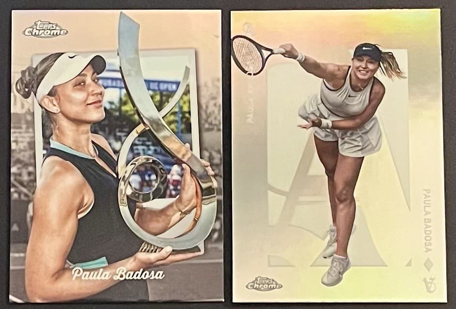 (2) PAULA BADOSA ACES -7 CAPTU 2025 Topps Chrome 2025 Topps Chrome