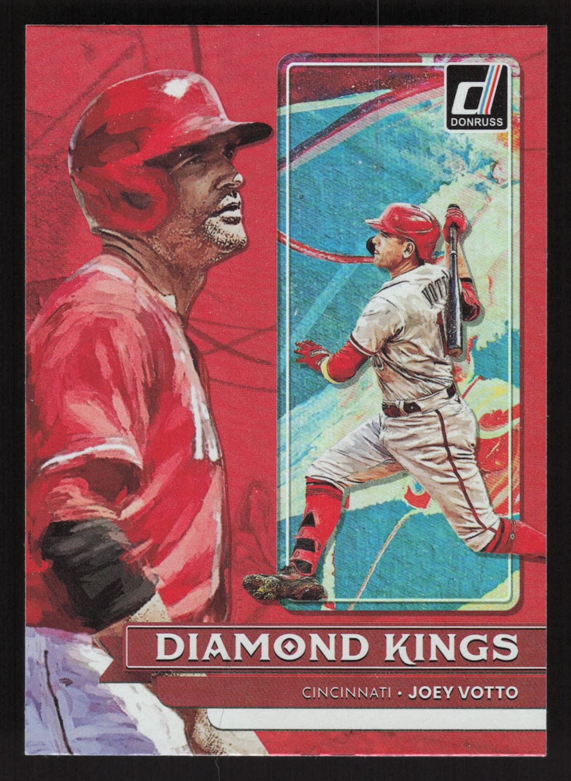 Joey Votto 2022 Donruss 2022 Donruss holo-red