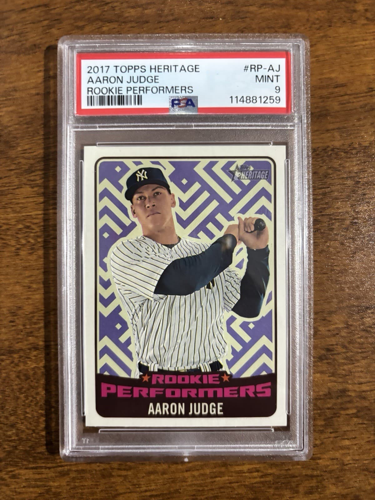 Aaron Judge Performers 2017 Topps Heritage
